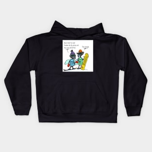 Snow Flies Kids Hoodie